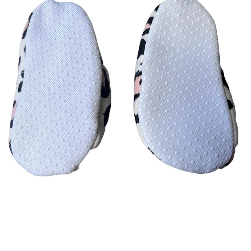 Cutie Pie Pink Leopard Bow Shoes | 2 (infant)